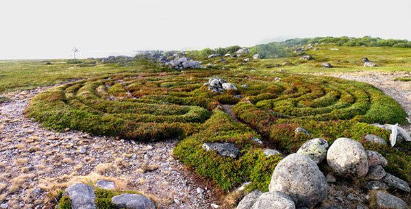 Stone labyrinths of Bolshoi Zayatsky Island wwwancientoriginsnetsitesdefaultfilesfield