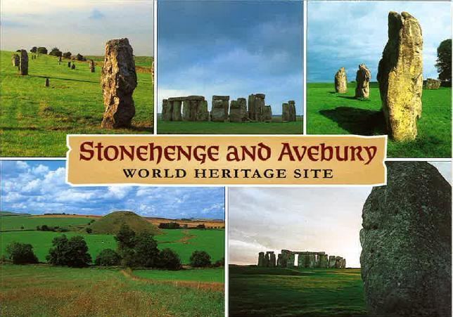 Stonehenge, Avebury and Associated Sites WORLD HERITAGE STAMPS AND POSTCARDS UK Stonehenge Avebury and
