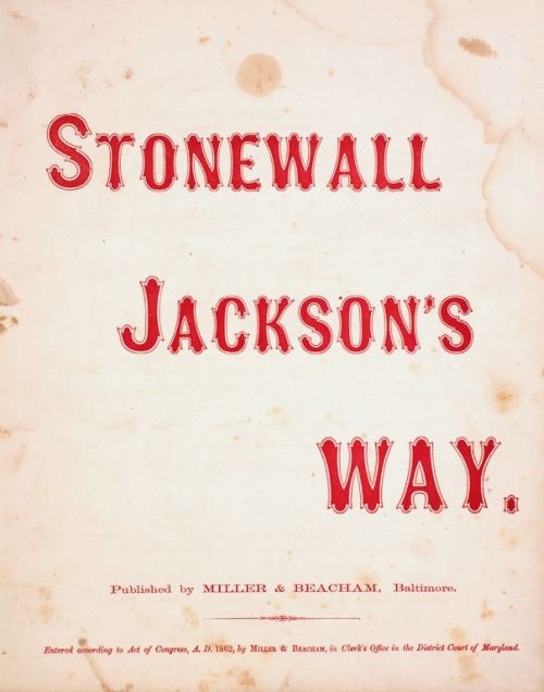 Stonewall Jackson's Way