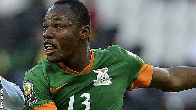 Stoppila Sunzu BBC Sport Zambian Stoppila Sunzu settles TP Mazembe dispute
