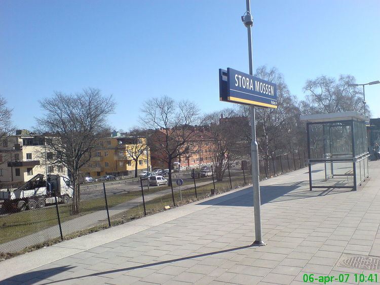 Stora mossen metro station
