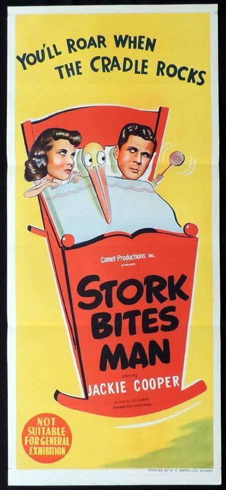 Stork Bites Man STORK BITES MAN Original Daybill Movie Poster 1949 Jackie Cooper