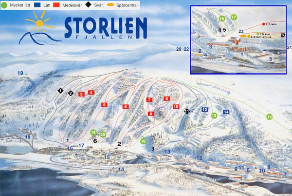 Storlien Storlien Ski Resort Guide Location Map amp Storlien ski holiday