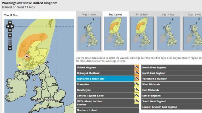 Storm Abigail Storm Abigail Weather warning upgraded to amber BBC News