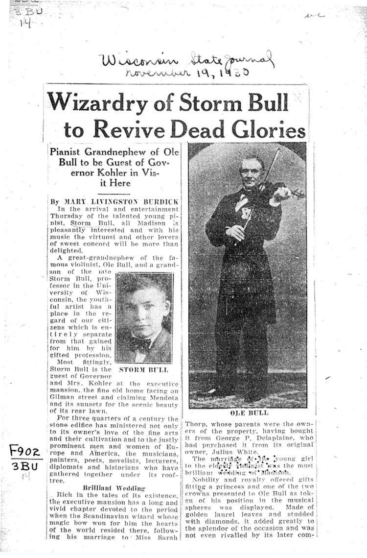 Storm Bull (Wisconsin) Wizardry of Storm Bull to revive dead glories