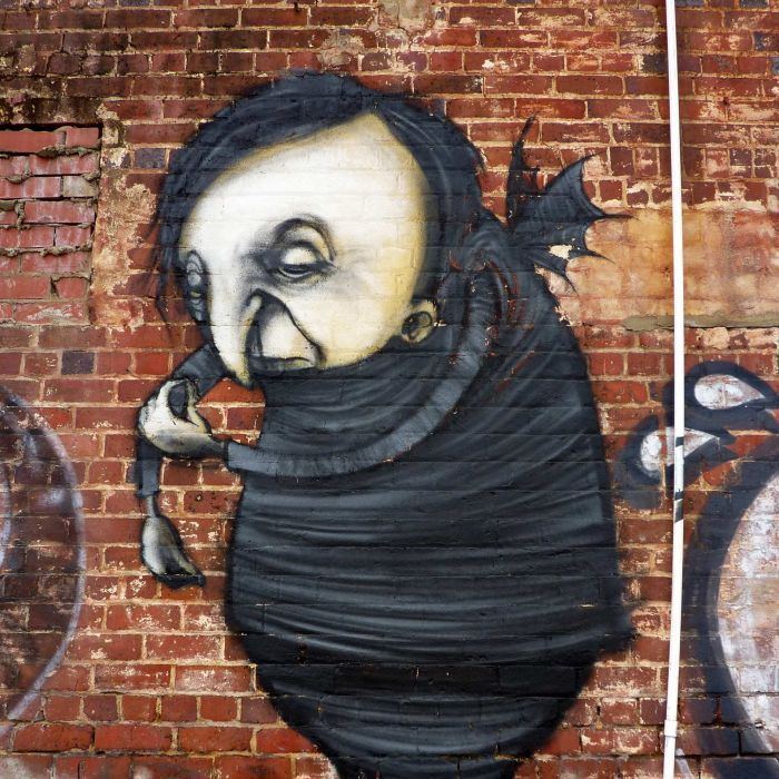Stormie Mills Embarrassing stuff up Mural by renowned Perth artist mistakenly