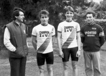 Stéphane Heulot cyclismedopagecom Jean Dalibot amp Stphane Heulot photo de famille