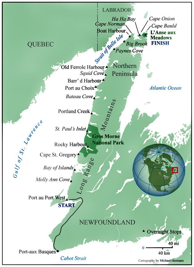 Strait of Belle Isle Zollitsch Canoe Adventures Western Shore of Newfoundland