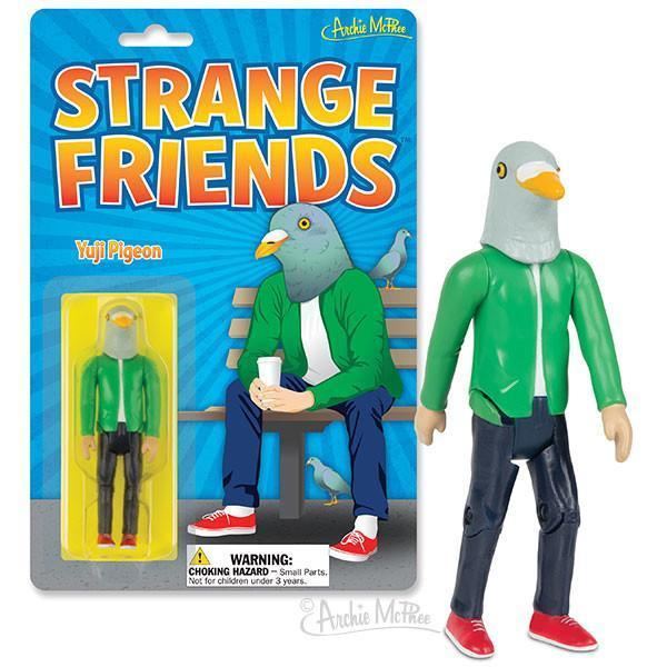 Strange Friends Strange Friends Yuji Pigeon Action Figure Archie McPhee