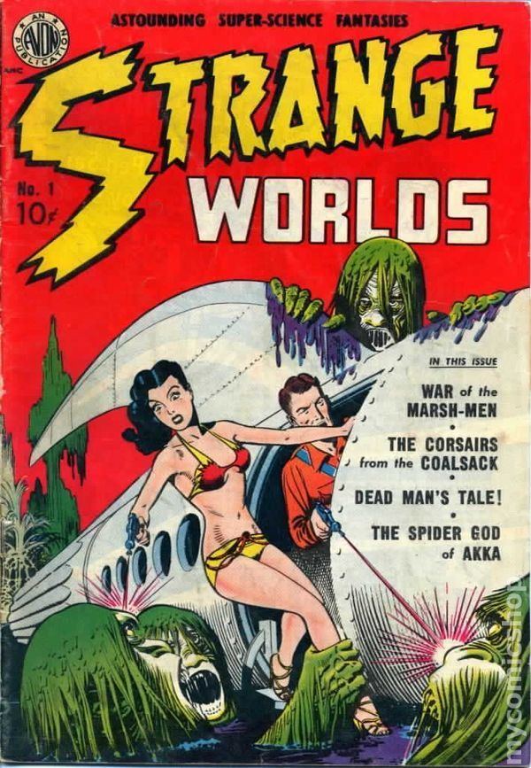 Strange Worlds Strange Worlds 1950 Avon comic books