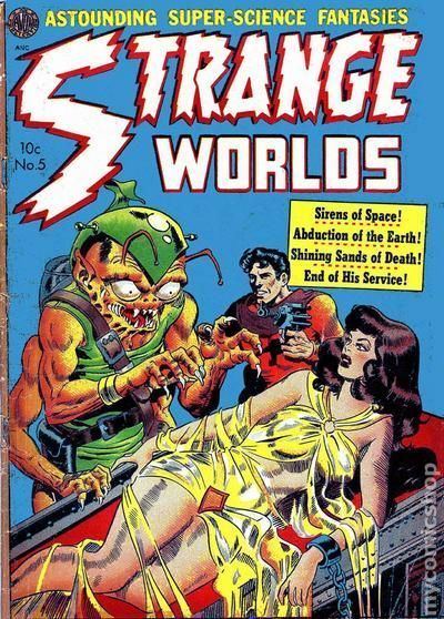 Strange Worlds Strange Worlds 1950 Avon comic books