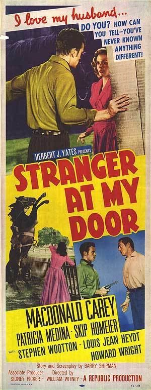 Stranger at My Door (1956 film) Stranger At My Door movie posters at movie poster warehouse