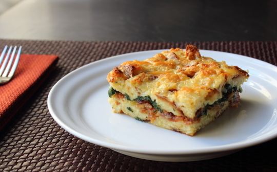 Strata (food) Food Wishes Video Recipes Bacon Cheddar and Spinach Strata We39re