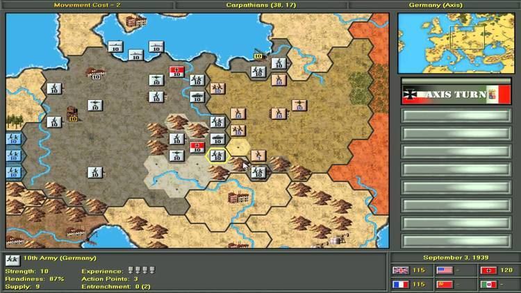 Strategic Command: European Theater Strategic Command ET HD 001 Blitzkrieg Lets play Strategic