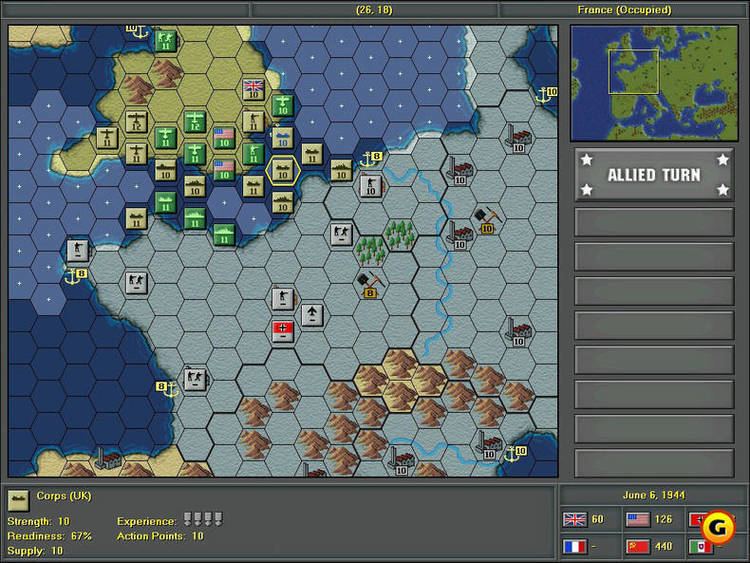 Strategic Command: European Theater Strategic Command European Theater PC GameStopPluscom