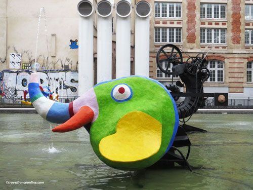 Stravinsky Fountain Stravinsky Fountain near Centre Pompidou