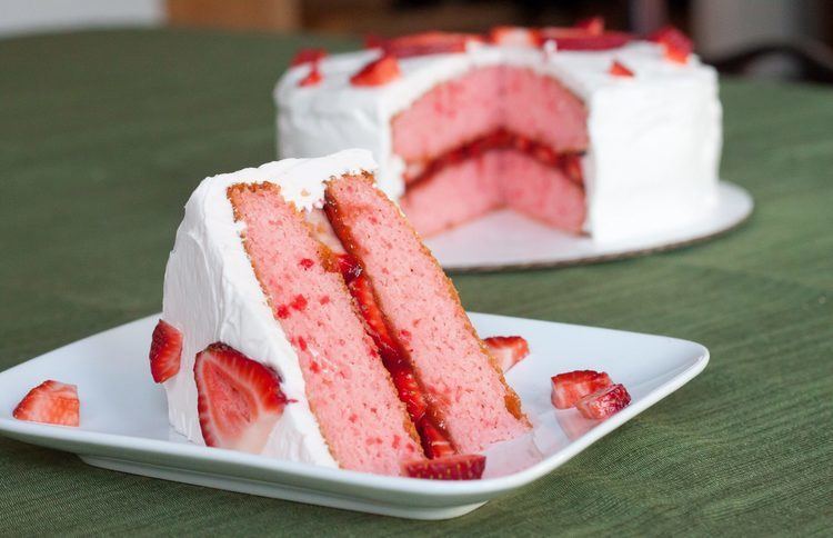Strawberry cake Strawberry Cake Recipe So Very Blessed
