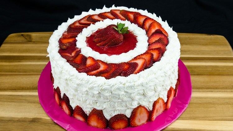 Strawberry cake Strawberry Cake Recipe How to Make Strawberry Cake by Cookies