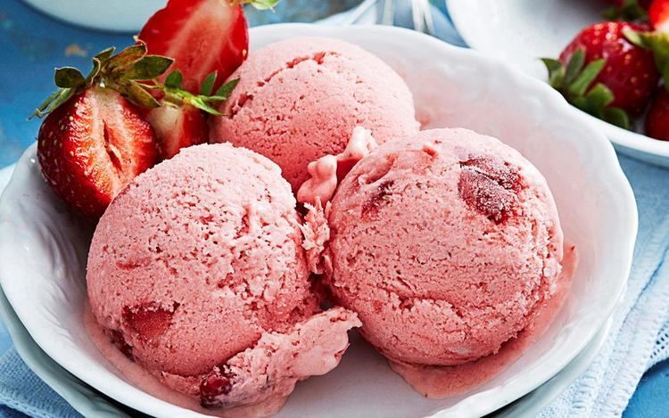 Strawberry ice cream Chunky strawberry ice cream recipe Food To Love