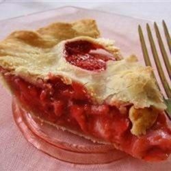 Strawberry pie Old Fashioned Strawberry Pie Recipe Allrecipescom
