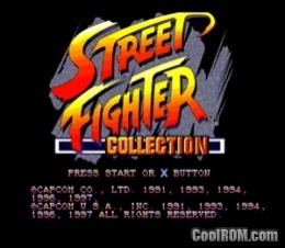Street Fighter Collection Street Fighter Collection Disc 1 ROM ISO Download for Sony