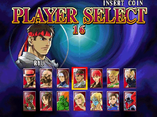 street fighter ex2 plus hidden characters