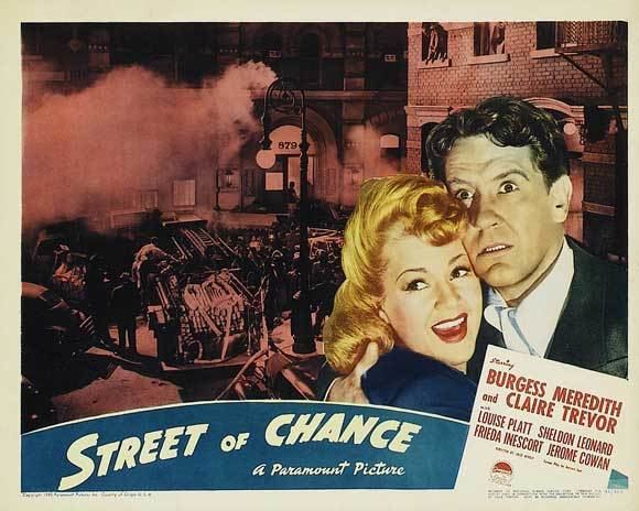 Street of Chance (1942 film) For the Love of Film Noir Preservation Blogathon Street of