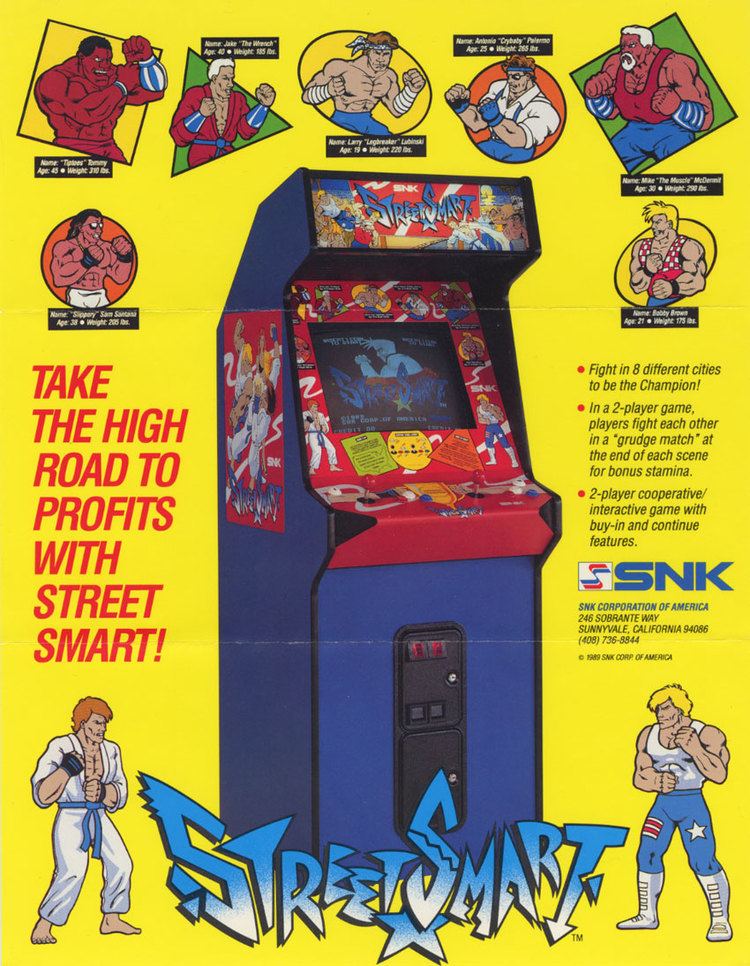 Street Smart (video game) The Arcade Flyer Archive Video Game Flyers Street Smart SNK