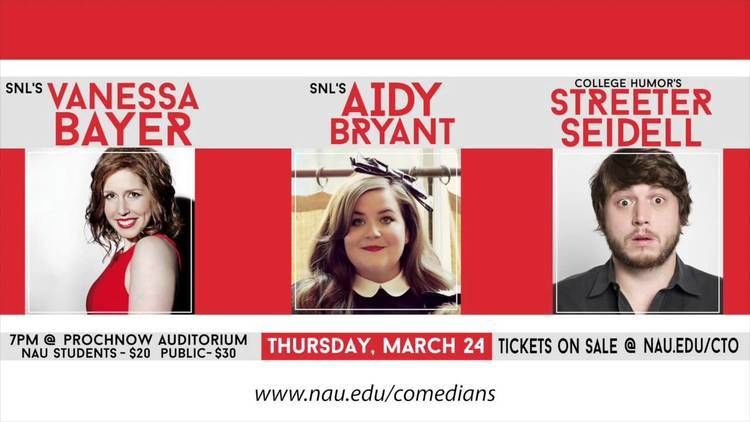 Streeter Seidell SNL Comedy Show Featuring Vanessa Bayer Aidy Bryant Streeter