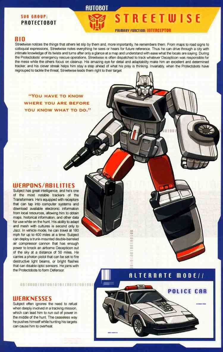 Streetwise (Transformers) Transformers Universe G1 Protectobots