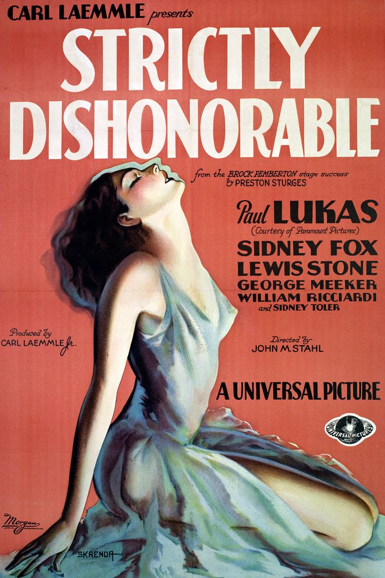 Strictly Dishonorable (1931 film) wwwgstaticcomtvthumbmovieposters59584p59584
