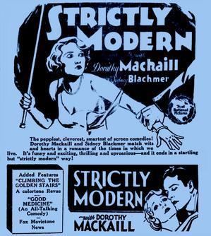 Strictly Modern movie poster