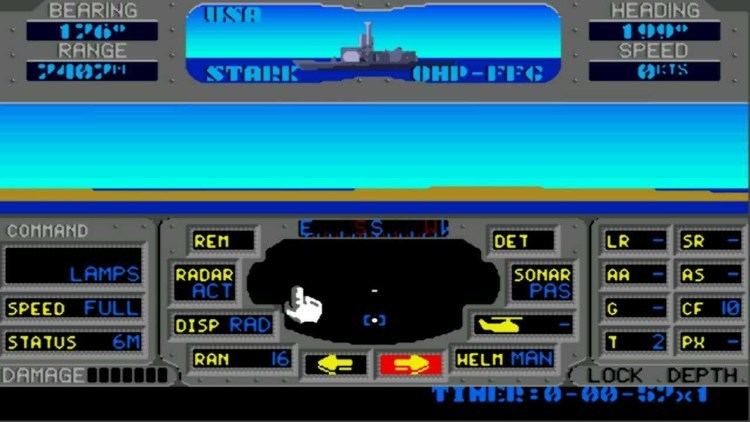 Strike Fleet AMIGA Strikefleet STRIKE FLEET AMIGA OCS 1987 LucasArts cr TRSi adf