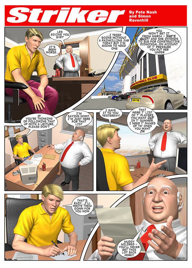 Striker (comic) UK VSoftCo forms joint venture with football comic Striker G3