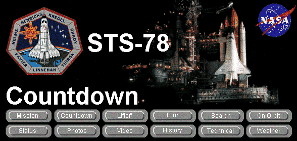 STS-78 Index of shuttlemissionssts78