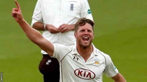 Stuart Meaker Surrey bowler signs contract until 2018 BBC Sport