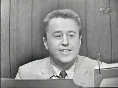 Stubby Kaye What39s My Line George Gobel Stubby Kaye panel Jan