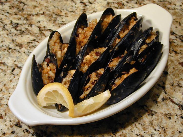 Stuffed mussels Recipes Midia Dolma Armenian Stuffed Mussels Caravan Serai Tours