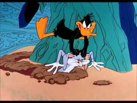 Stupor Duck movie scenes Daffy Duck Mine mine mine 