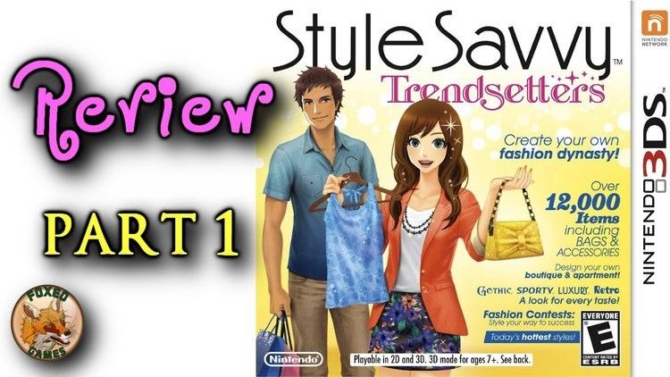 Style Savvy Style Savvy Trendsetters 3DS Demo Review PART 1 YouTube
