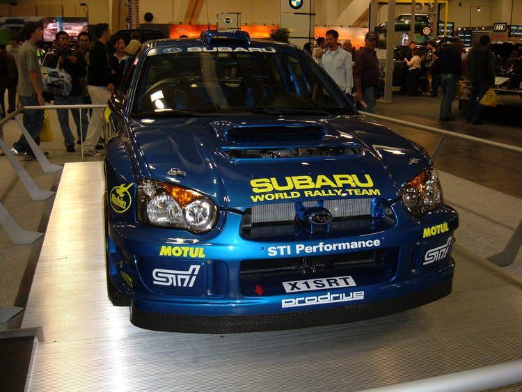 Subaru World Rally Team FileSubaru World Rally Team Impreza WRX STi X1 SRT frontJPG