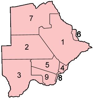 Subdivisions of Botswana