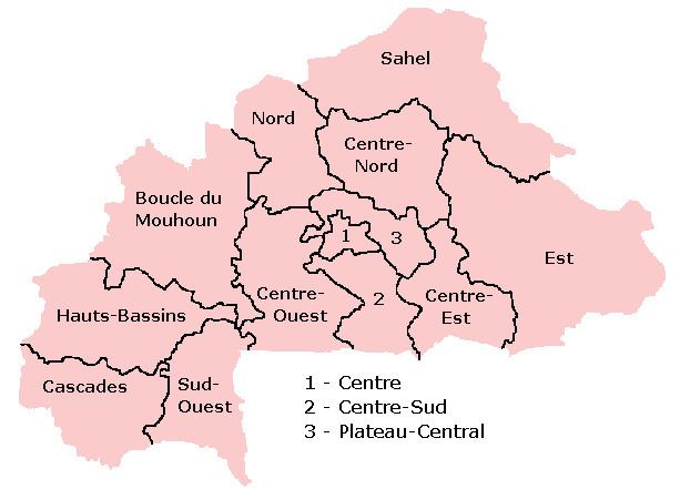 Subdivisions of Burkina Faso