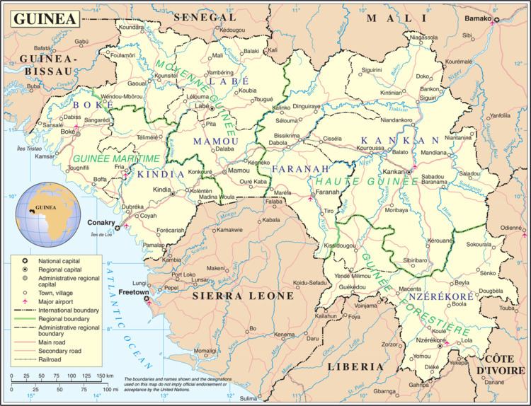 Subdivisions of Guinea