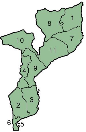 Subdivisions of Mozambique