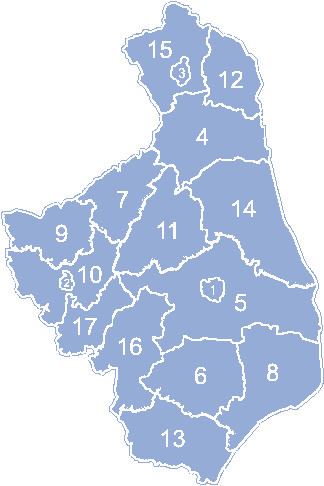Subdivisions of Podlaskie Voivodeship