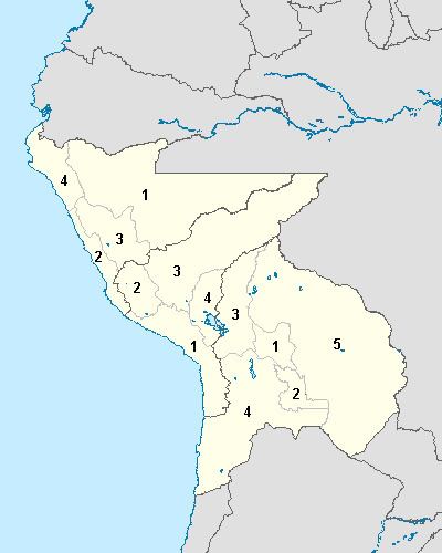 Subdivisions of the Peru–Bolivian Confederation