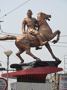 Subhas Chandra Bose statue (Shyambazar, Kolkata) httpsuploadwikimediaorgwikipediacommonsthu