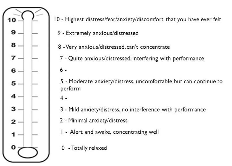 Subjective Units of Distress Scale Survey