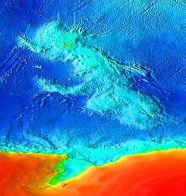 Submerged continent